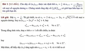Đề chọn đội tuyển Toán thi học sinh giỏi quốc gia của Hà Nội